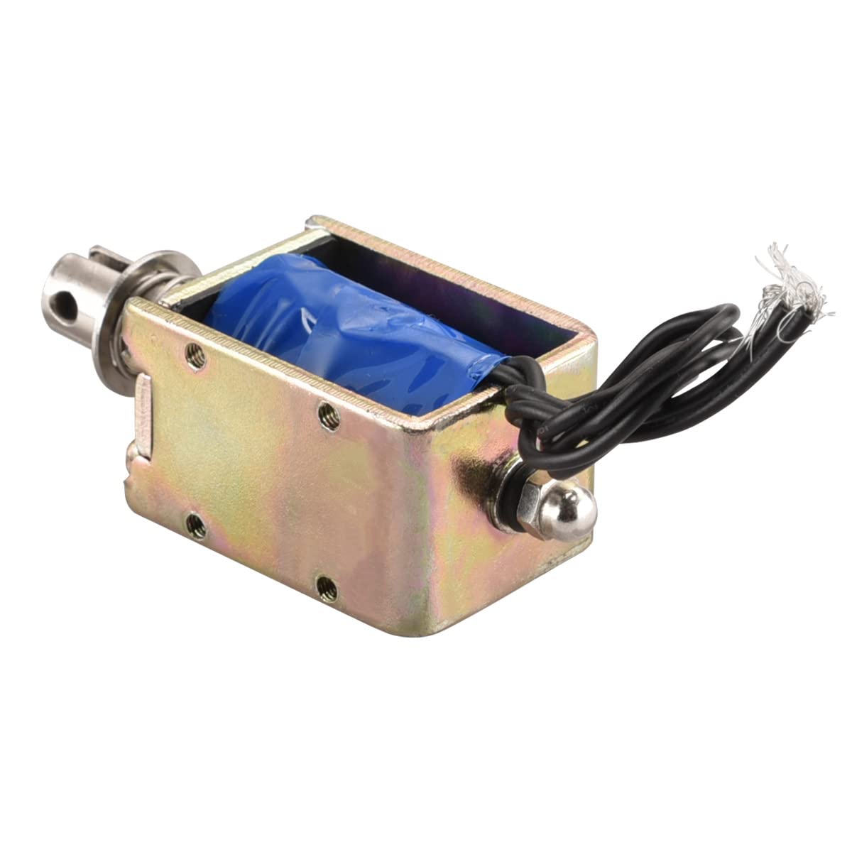 Hechen Solenoid Electromagnet, HS-1240S, DC12V/24V 25N, 10mm Stroke, Push Pull Type Open Frame Door Lock