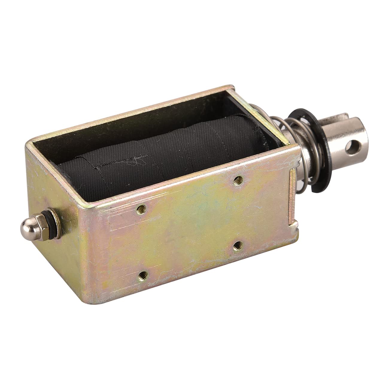 Hechen Solenoid Electromagnet HS-1264B DC12V/24V 55N 10mm Stroke Push Pull Type Open Frame Door Lock