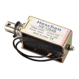 Hechen Solenoid Electromagnet HS-1264B DC12V/24V 55N 10mm Stroke Push Pull Type Open Frame Door Lock