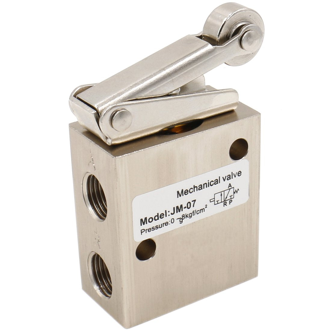 Heschen Pneumatic Roller Lever Mechanical Valve JM-07 3 way 2 position PT1/4 Normally Closed