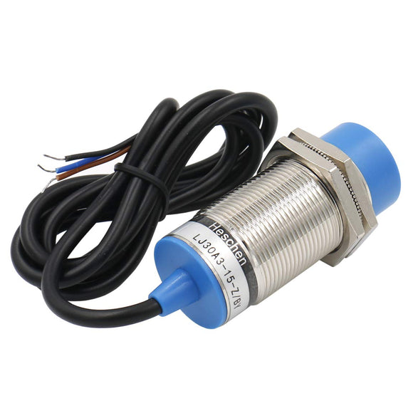 Heschen Inductive Proximity Sensor Switch LJ30A3-15-Z/CX detector 15 mm 10-30 VDC 200mA NPN NO+NC 4-wire