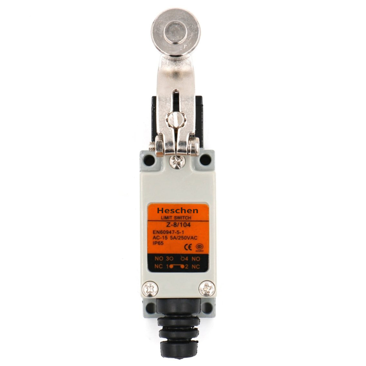 Heschen Rotary Roller Lever  Limit switch Z-8/104 5A 250VAC SPDT Momentary IP 65 for CNC Mill Plasma