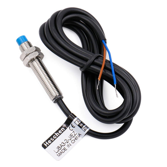 Heschen M8 Inductive Proximity Sensor Switch Non-Embeddable Type LJ8A3-2-J/EZ Detector 2mm 90-250VAC 400mA Normally Open(NO) 2 Wire