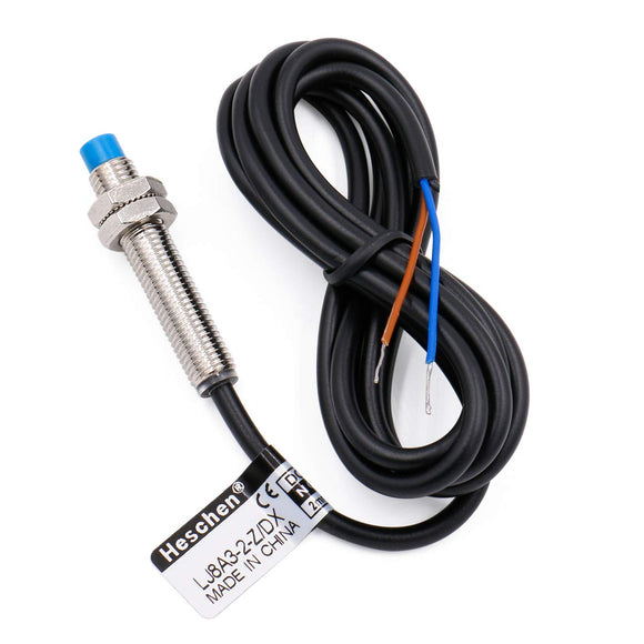 Heschen M8 Inductive Proximity Sensor Switch Non-Embeddable Type LJ8A3-2-Z/DX Detector 2mm 10-30VDC 200mA Normally Closed(NC) 2 Wire