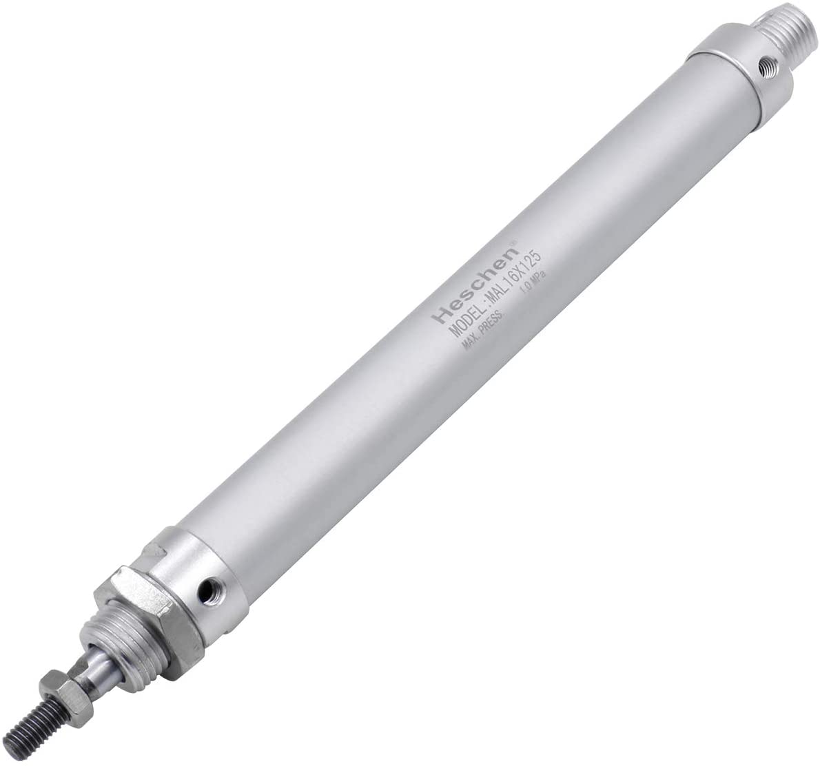 Heschen Pneumatic slim Air Cylinder MAL 16 Series M5 port 16mm Bore Double Action