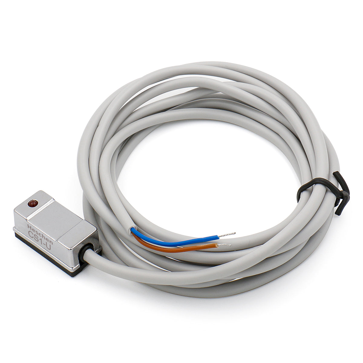 Heschen Air Cylinder Magnetic Sensor Switch CS1-U DC10-30V 200mA 10W NO 2-Wire Red LED Light CE