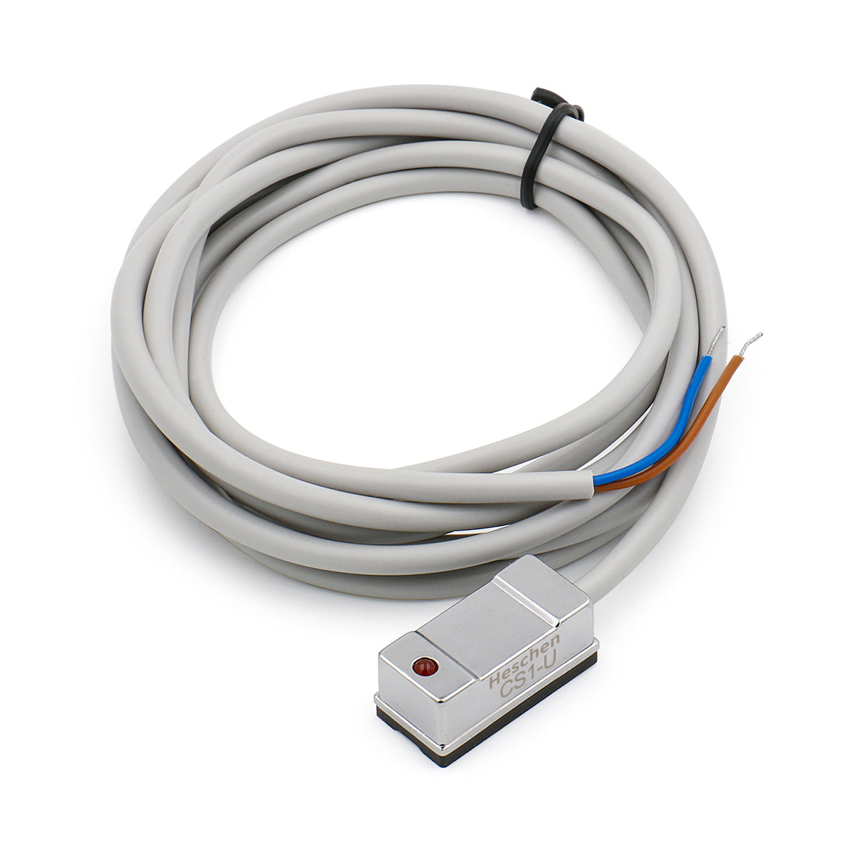 Heschen Air Cylinder Magnetic Sensor Switch CS1-U DC10-30V 200mA 10W NO 2-Wire Red LED Light CE