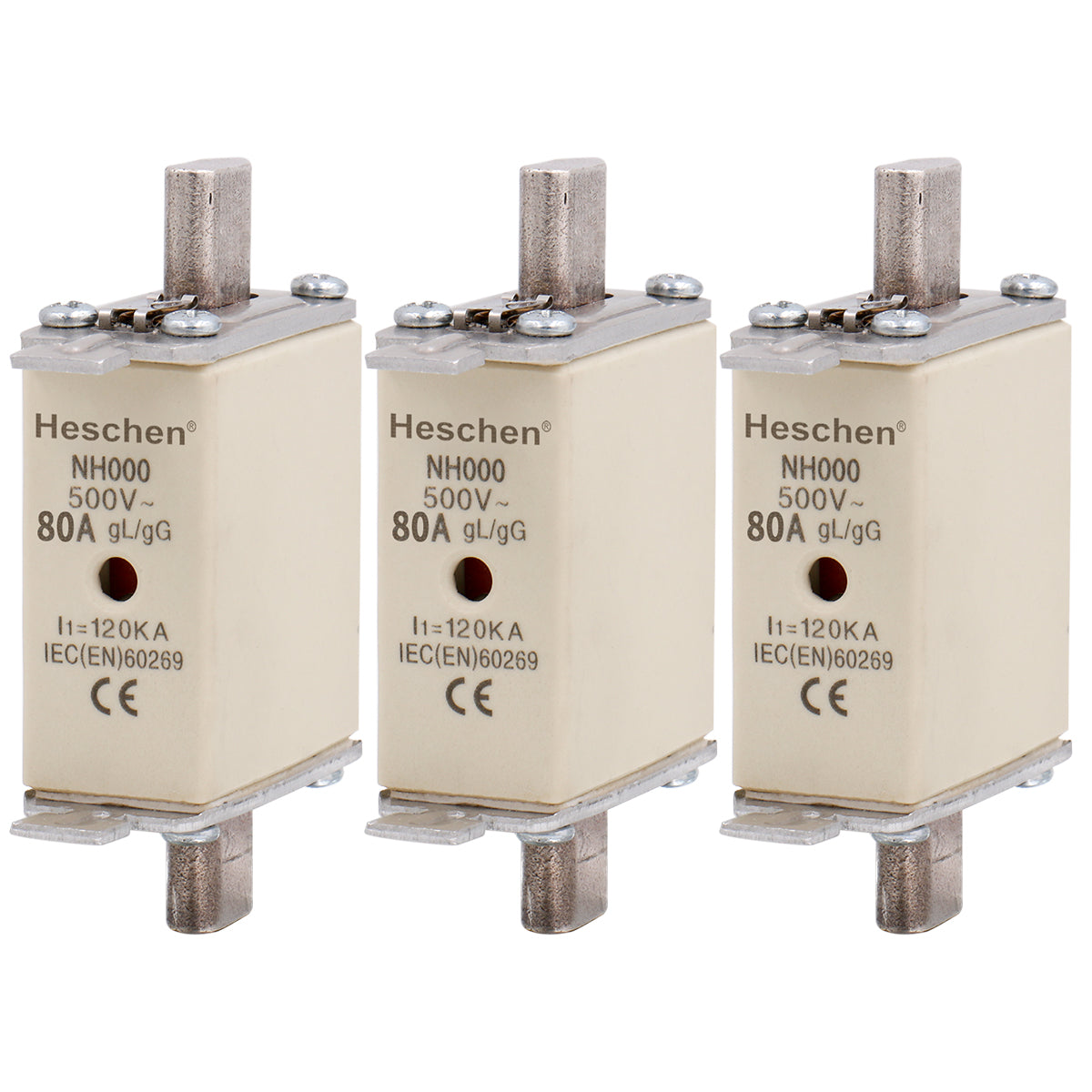 Cylindrical Type Fuse Link NH000-80A