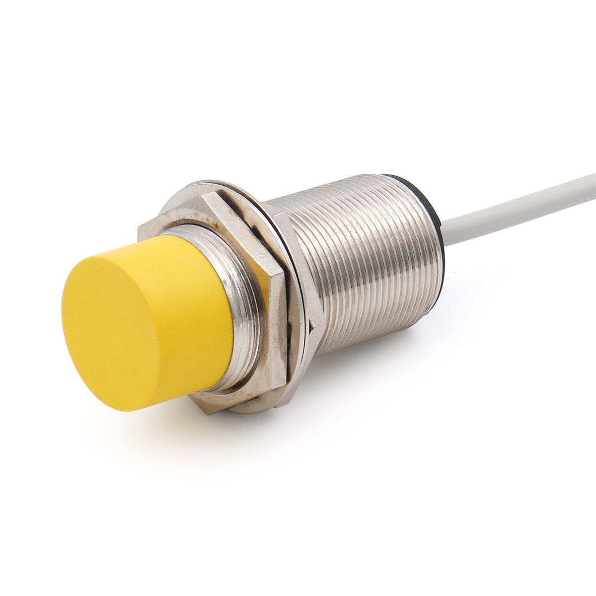 Heschen 15mm Non-embedded Inductive Sensor Switch Ni15-M30-RP6X Cylindrical Type DC 10-30V 3 Wire PNP NC(Normally Closed) CE