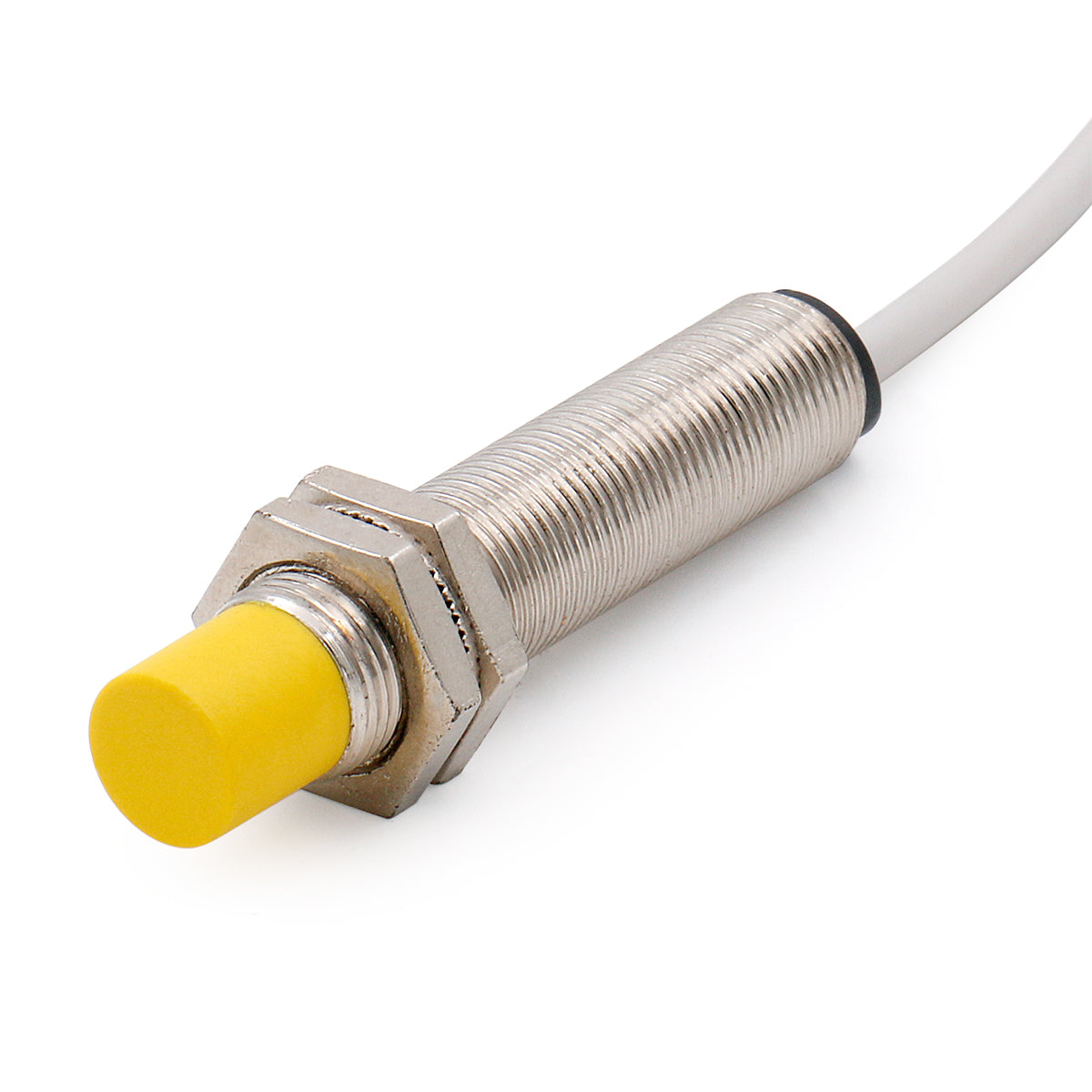 Heschen 4mm Non-embedded Inductive Sensor Switch Ni4-M12-AD4X Cylindrical Type DC 10-30V 2 Wire NO(Normally Open) CE