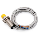 Heschen 12mm Non-embedded Inductive Sensor Switch Ni12-M18-AD4X Cylindrical Type DC 10-30V 2 Wire NO(Normally Open) CE
