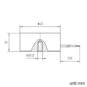 Electromagnet Magnet Solenoid P65-30  