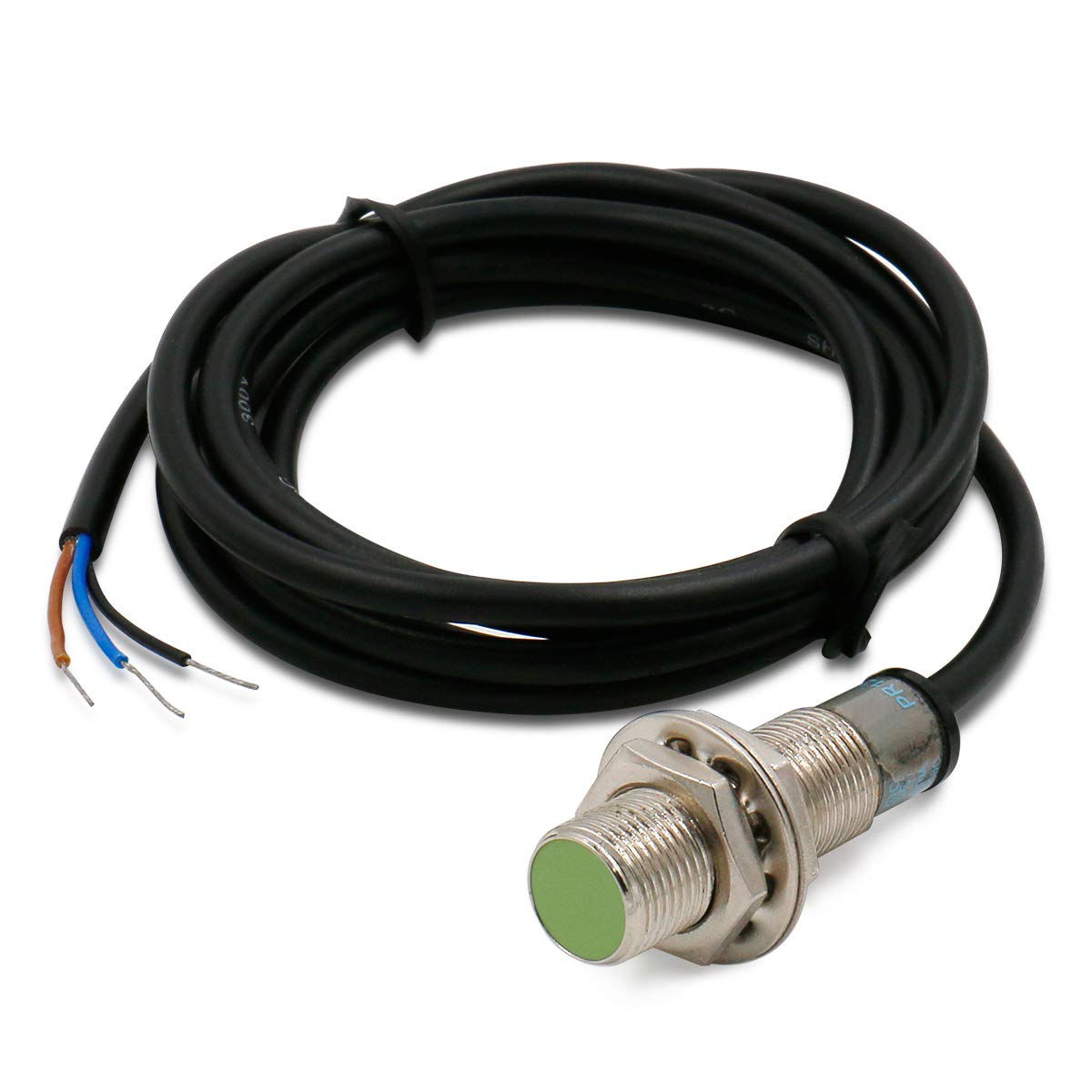 Heschen Inductive Proximity Sensor PR12-2DN Cylindrical Type DC 12-24V 3 Wire NPN NO(Normally Open) CE