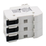 Cylindrical Fuse Holder Base RT18-32(X) 32A AC690V 3 Pole DIN Rail Mounting for 10 x 38mm Fuse CE UL Listed