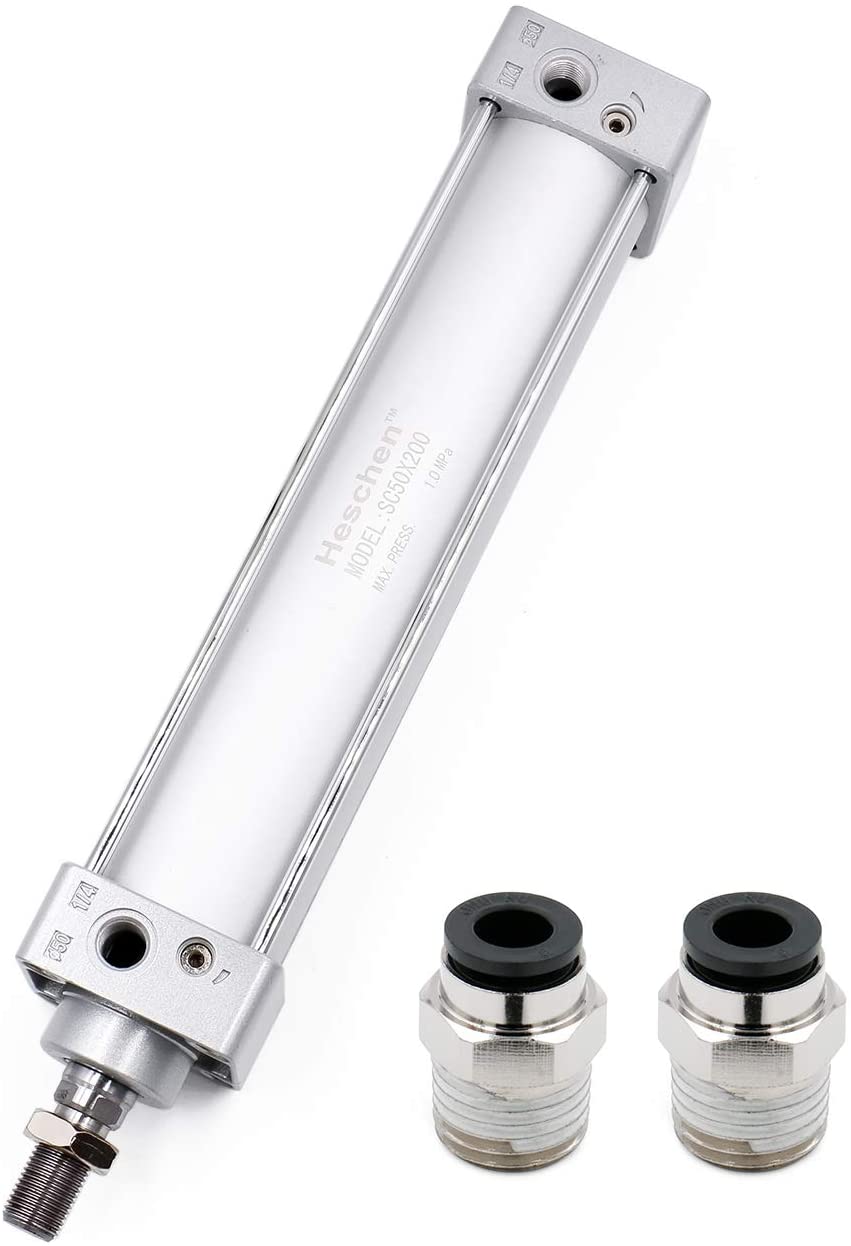 RS PRO Pneumatic Guided Cylinder - 16mm Bore, 10mm Stroke, Double - View #3