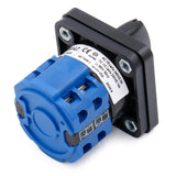 Heschen Universal Rotary Cam Selector Changeover Switch SZW26-20/0-4.2 660V 20A 5 Position 2 Phase 8 Terminals CE