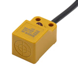 Heschen Square Inductive Proximity Sensor Switch Non-Shield Type SN05-N Detector Distance 5mm 10-30VDC 200mA NPN Normally Open(NO) 3 Wire