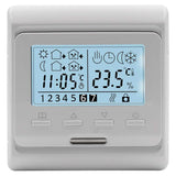 Heschen LCD Digital Weekly Programming Thermostat 230VAC 3 Amp for Radiant Floor Heating Thermostats Controller HS-E806