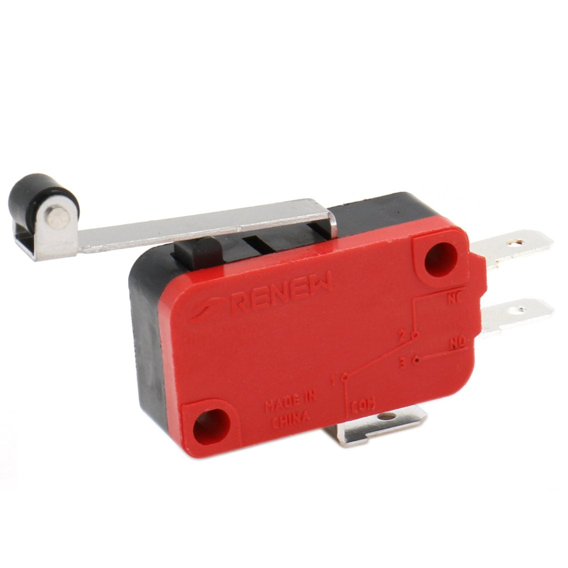 Heschen Micro switch V-166-1C25 SPDT Long Roller Lever 16A 250VAC Pack of 10
