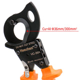 Heschen Ratchet Cable Cutter VC-36A use for 36mm/300mm² Wire Stripper plier Hand Crimping Tool