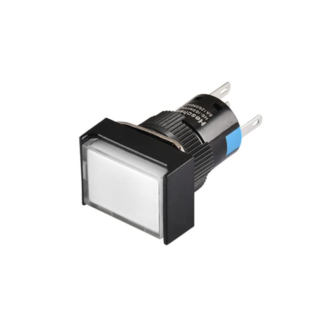 16mm Rectangle Momentary Push Button Switch 1NO 1NC 24V LED Lamp – Heschen