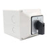 Heschen Universal Rotary Changeover Cam Switch SZW26-63/D303.3D 660V 63A 3 Switch Positions (1-0-2) 3 rotors (with 12 terminals) Box Version