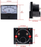 Voltmètre rectangulaire Voltmètre à panneau analogique Voltmètre DH 670 DC 0 à 100 V