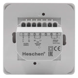 Heschen Radiant Heating Nonprogrammable Thermostat AC 230V 16A Manual Thermostats Controller for Control of Electric heating devices